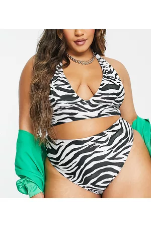 ASOS Braguitas de bikini de pernera y talle altos con Mix & Match de Curve-Multicolor