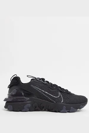 Nike Zapatillas en negro triple React Vision de