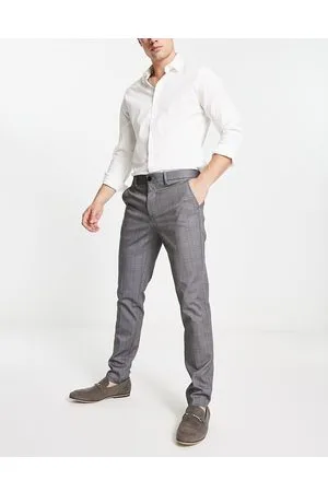 Pantalones de vestir online corte slim para hombre