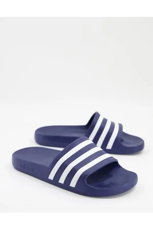 adidas Sandalias con rayas blancas Adilette de adidas Swim