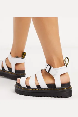 Dr. Martens Sandalias blancas Blaire de