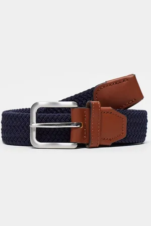 JACK & JONES Cinturón de algodón con hebilla en de