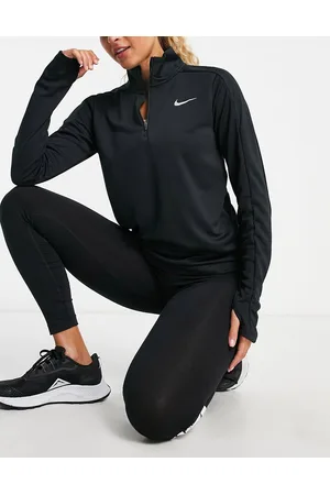 Nike Top de manga larga con media cremallera Dri-FIT Pacer de