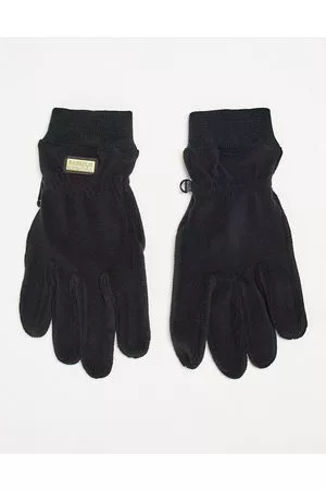 Barbour Guantes negros de felpa Axle de