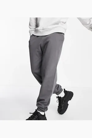 COLLUSION Joggers en color antracita de -Gris