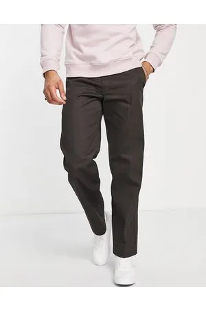 Dickies Pantalones marrones de estilo worker de corte recto 874 de