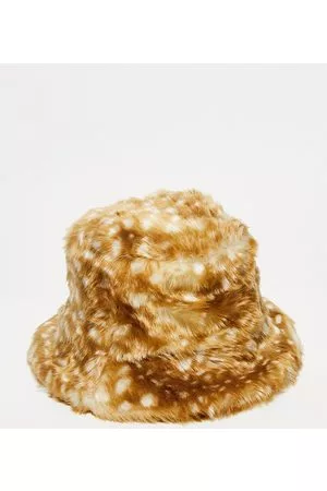 COLLUSION Sombrero de pescador de piel sintética de Unisex