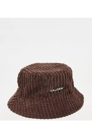 COLLUSION Sombrero de pescador de pana gruesa de Unisex