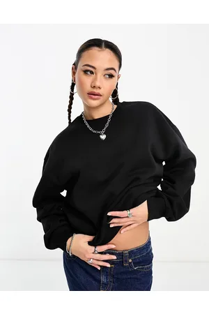 Weekday Sudadera negra Essence de