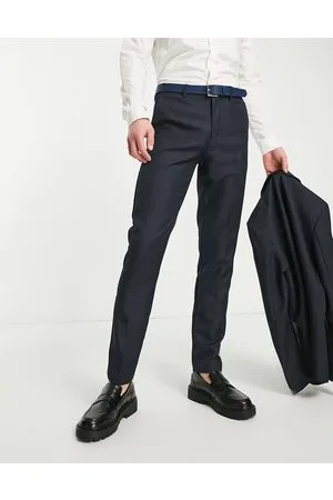 Only & Sons Pantalones de traje azul marino oscuro de corte slim de
