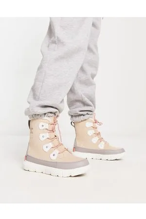 sorel Botas color arena con forro de piel sintética Explorer II Joan de - neutro