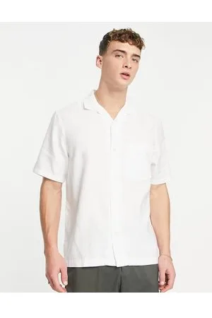 Weekday Camisa de manga corta blanca Chill de