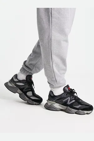 New Balance Zapatillas de deporte negras y gris oscuro 9060 de -Negro