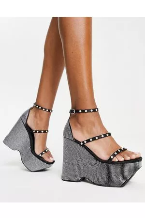 Sandalias baratas de Zapatos cuñas para Mujer nylon | FASHIOLA.es