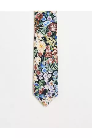 Devils Advocate Corbata con estampado floral de Devil's Advocate