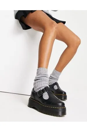Dr. Martens Zapatos negros estilo merceditas Bethan Quad de