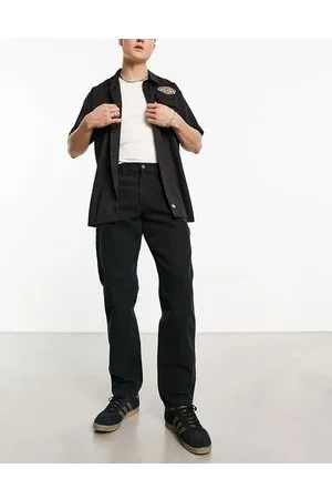 Dickies Pantalones negros estilo carpintero Duck Canvas de
