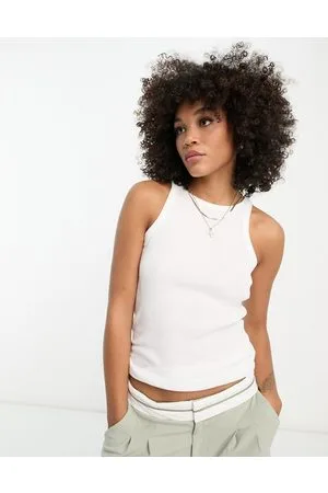 River Island Top sin mangas con espalda de nadadora de