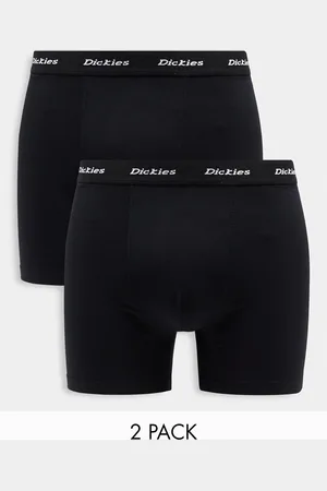 Dickies Multipack de 2 calzoncillos tipo bóxer negros de