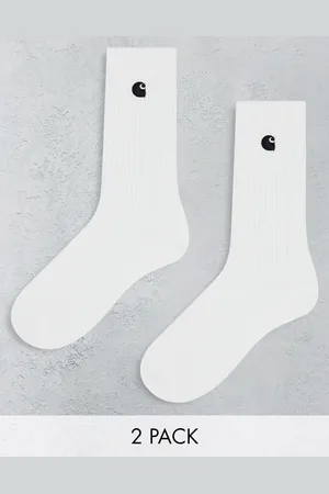 Carhartt Pack de 2 pares de calcetines blancos Madison de