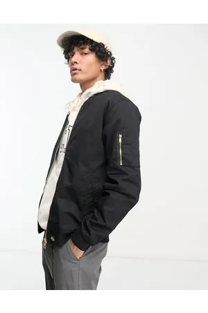 Dickies Chaqueta bomber negra Hughson de