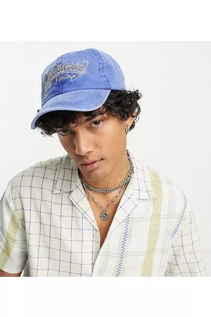 Reclaimed Hombre Gorras - Gorra con lavado y logo de estilo años 2000 de
