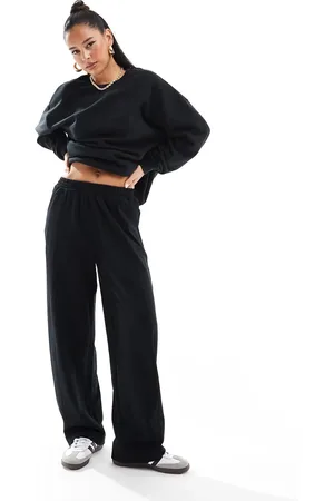 ASOS Joggers negros de pernera recta de