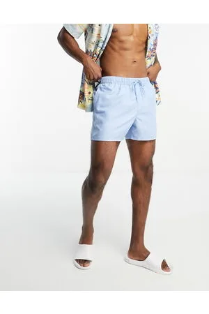 ASOS Shorts de baño cortos azul claro de
