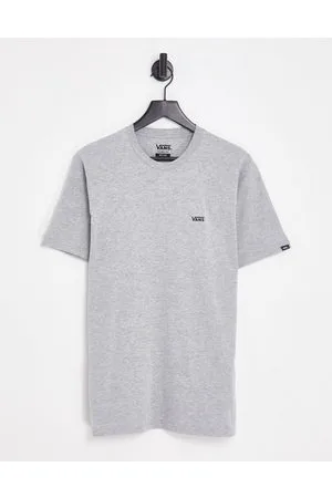 Vans Camiseta jaspeado unisex con logo en el lado izquierdo del pecho de