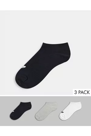 adidas Pack de 3 pares de calcetines multicolores para zapatillas de deporte adicolor Trefoil de