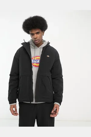 Dickies Chaqueta negra con capucha Jackson de