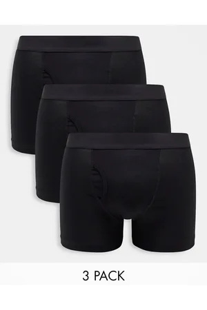 Weekday Pack de 3 calzoncillos de algodón negros Johnny de