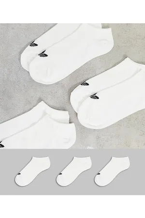 adidas Pack de 3 pares de calcetines deportivos de varios colores con trébol adicolor de