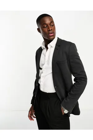 ASOS Americana negra muy ajustada de punto de