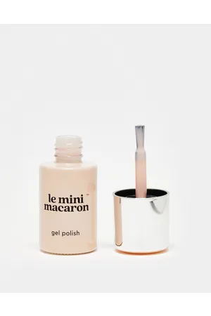 Le Mini Macaron Esmalte de uñas de : Tono Crème Brûlée-Blanco