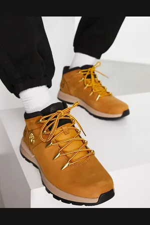 Timberland Botas color trigo de caña media de nobuk de cuero Sprint Trekker de - neutro