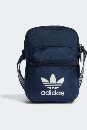 adidas Bolso de hombro azul oscuro adicolor de