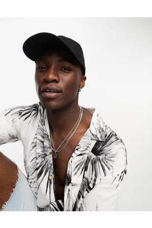 ASOS Gorra de béisbol negra clásica de algodón de