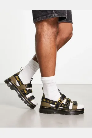 Dr. Martens Sandalias color oliva con diseño de correas Pearson II de -Verde
