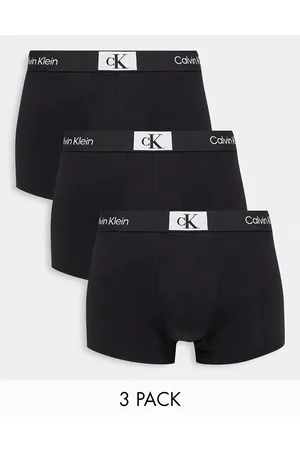 Calvin Klein Pack de 3 calzoncillos negros de algodón CK96 de