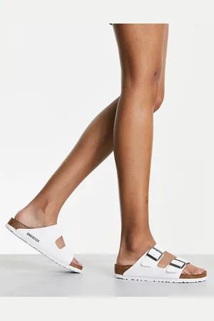 Birkenstock Sandalias blancas Arizona Birko-Flor de