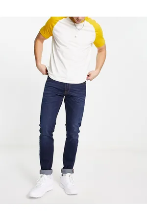 Lee Vaqueros con vintage de corte tapered slim Luke de -Azul marino