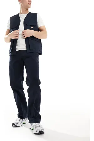 Dickies Pantalones chinos azul marino de trabajo de corte recto 874 de