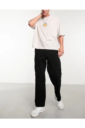 JACK & JONES Chinos negros de corte ancho Bill de Intelligence