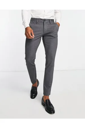 Pantalones de vestir online corte slim para hombre