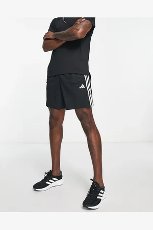 adidas Pantalones cortos negros con 3 rayas Train Essentials de adidas Training