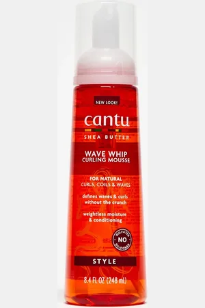 Cantu Espuma de rizos para con manteca de karité para un cabello natural Wave Whip de 248 ml de