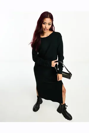 VERO MODA Vestido midi estilo jersey de punto de