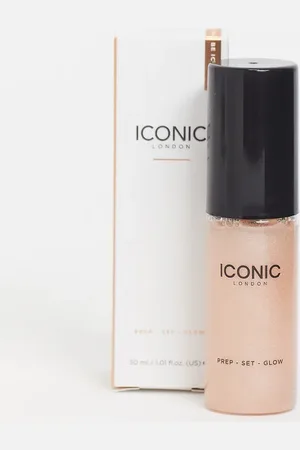 Iconic London Espray fijador tamaño mini Prep-Set-Glow de -Dorado
