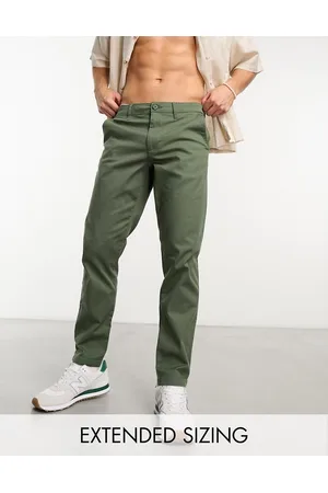 ASOS Chinos caquis de corte tapered de -Verde